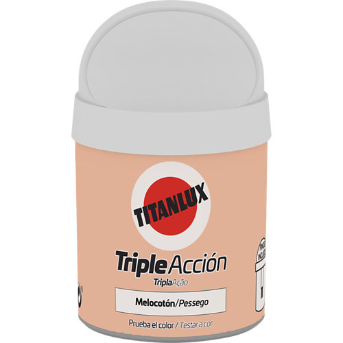 Pintura tester triple acción melocotón Titanlux 75ml