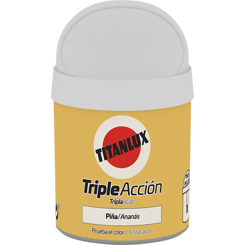 Pintura tester triple acción piña Titanlux 75ml