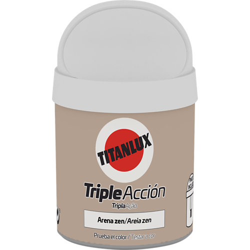 Titanlux triple acción tester pintura 75ml arena zen
