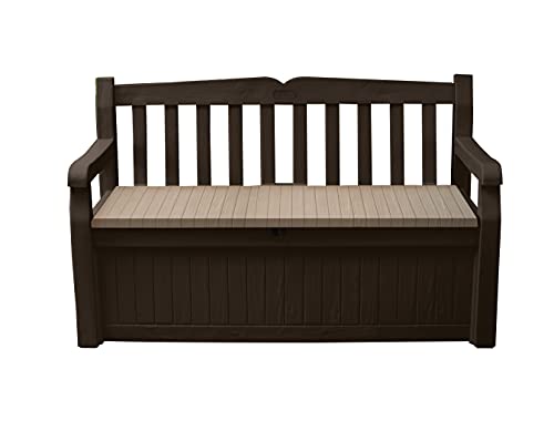 Banco de jardín Keter Chest Marrón