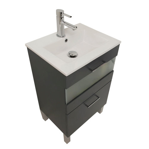 Mueble de baño zorro gris 50 x 40 cm