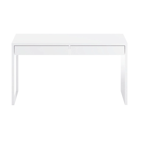 Mesa escritorio táctil reversible blanca 138x74x50 cm