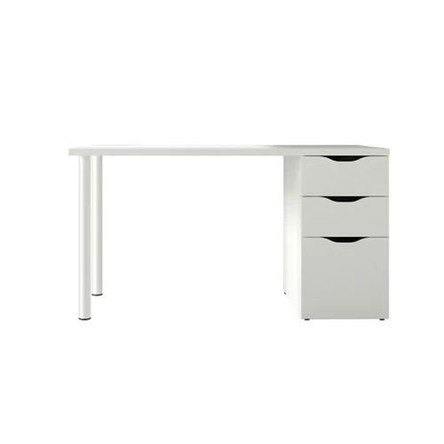 Mesa escritorio Athena reversible blanca 138x74x60 cm