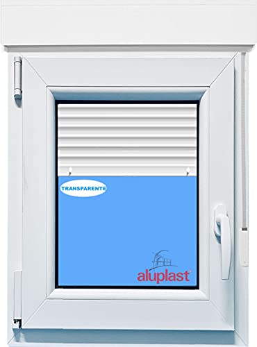 Ventana PVC 800x1155 con contraventana basculante Izquierda 1h