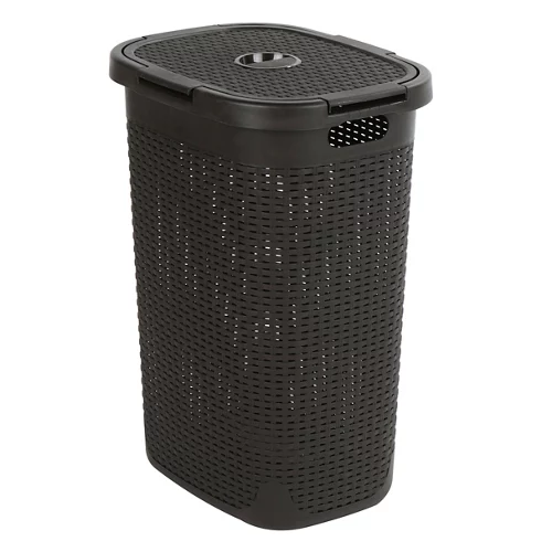 Cesto de ropa cottage marrón 60l