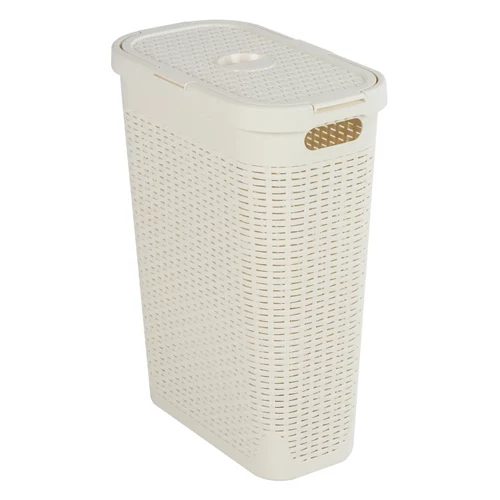 Cesto de ropa cottage blanco 40l