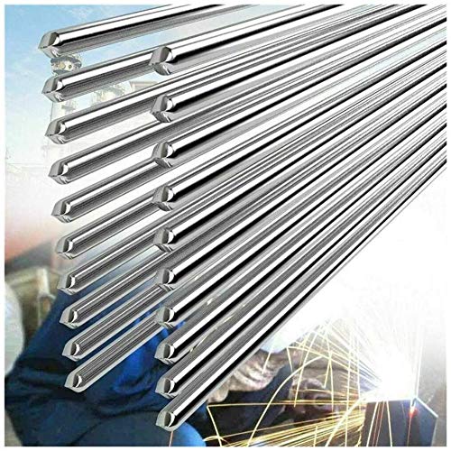 Varillas de núcleo de fundente de soldadura No se requiere fundente, punto de fusión muy bajo más fuerte que el metal base Excelente resistencia a la corrosión (50 piezas)
