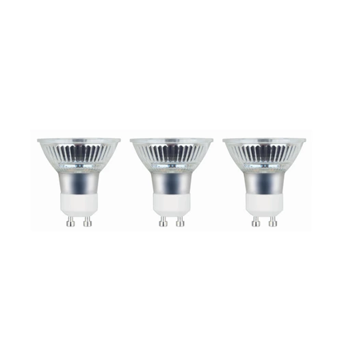 Pack de 3 bombillas lexman gu10 5w 4000k (neutro)