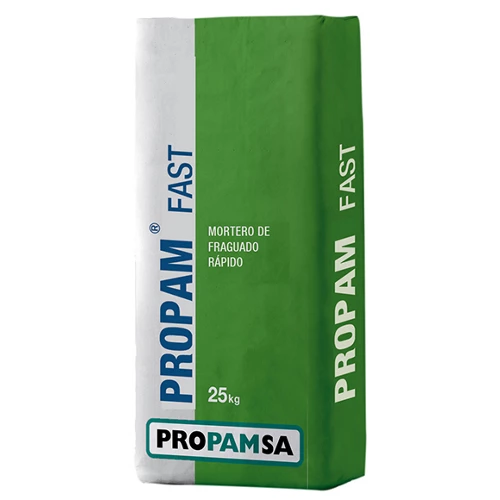 Mortero rapido propamsa propam fast gris 25 kg