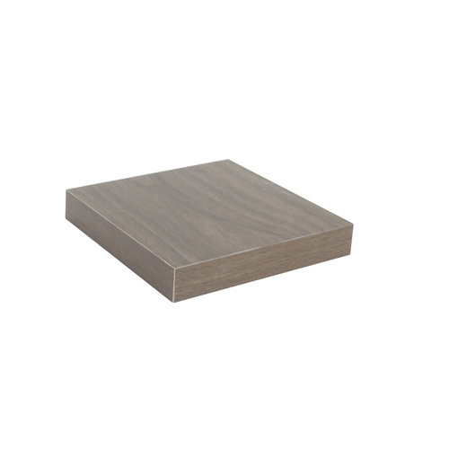 balda spaceo mdf color nogal 23x3,8x23 cm (anchoxgrosorxfondo)