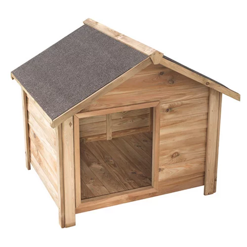 Casa de madera marrón 90x81,8x80 cm