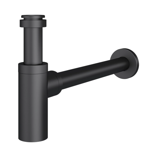 Sifón decorativo redondo ecuación ø32mm negro