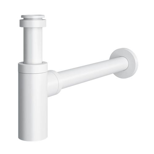Sifón decorativo Equation redondo ø32mm blanco