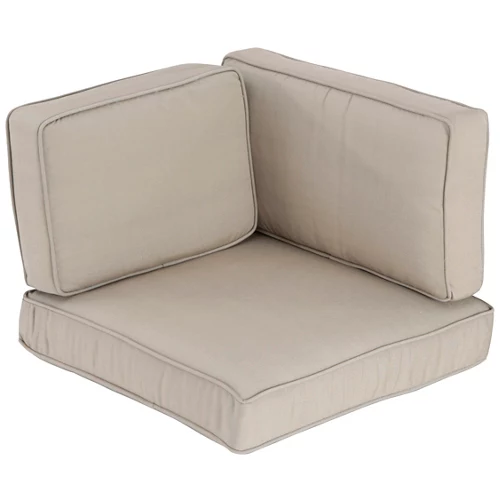 Cojín esquina exterior jamaica crema comatex