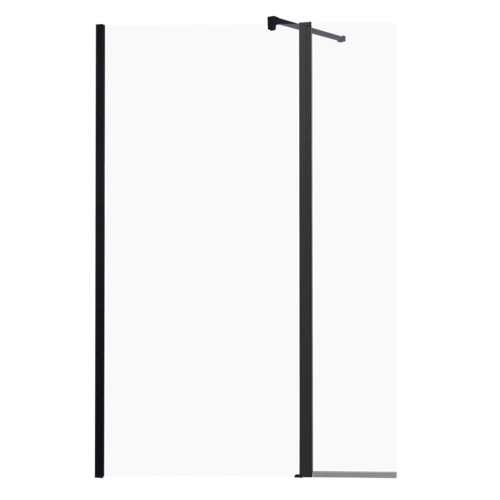 Columna de ducha Remix 2h transparente negra 130 cm