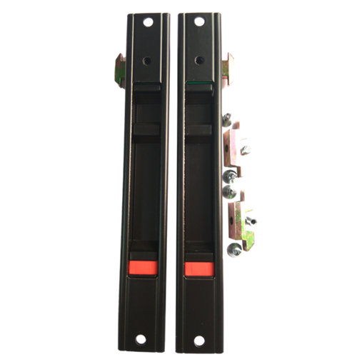 Cerradura de ventana corredera negra mortero