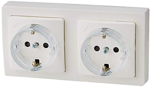 Simon - 73433-50 base schuko doble monobloc s-73 loft bl Ref.  6557360358