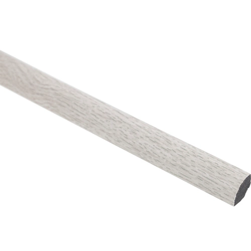 Perfil cuentas PVC fn 240 cm gris mod005