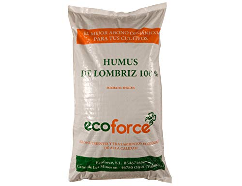 CULIVERS Humus de lombriz orgánico.  Alimentos de origen vegetal.  Fertilizante orgánico 100% natural.  Restaurador de suelos (tomates y verduras, 20 kg)