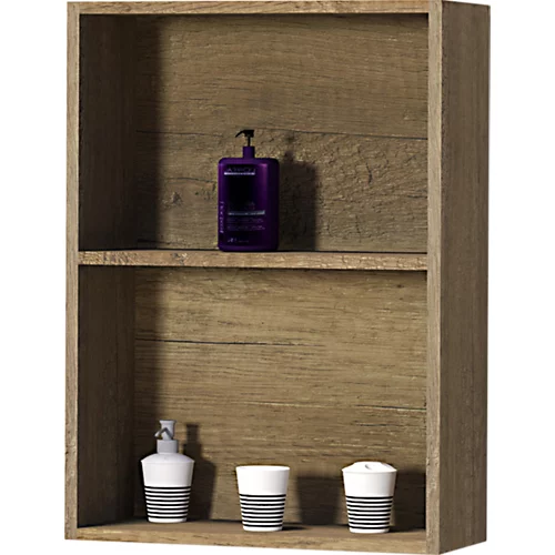Columna de baño abierta marrón 55x74x19cm