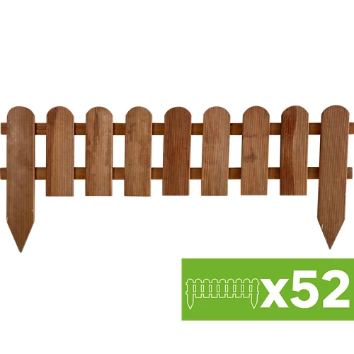 Lote 52 cenefas de resina y madera 28x110cm c/u