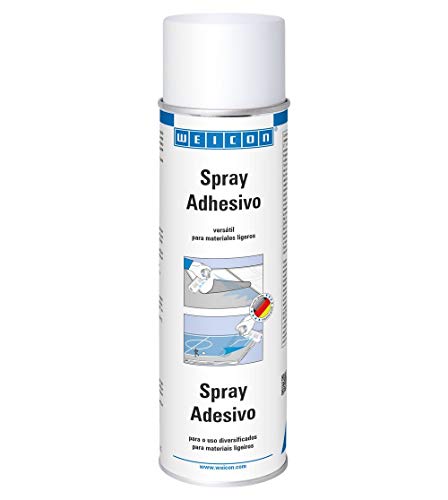 Adhesivo en spray WEICON |  500ml  De aplicación universal |  transparente
