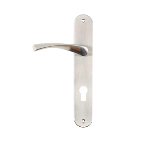 Tirador interior puerta aluminio niquelado Arosa