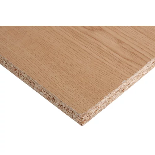 Tablero aglomerado melamínico roble clásico 122x244x1,6cm (ancho, alto y grosor)