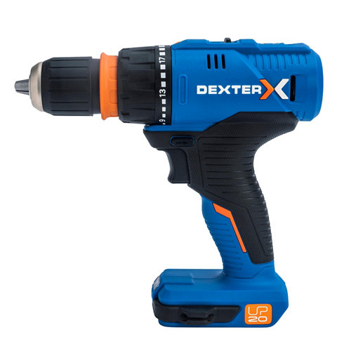 Taladro inalámbrico Dexter 20 V 1 batería 2,5 Ah