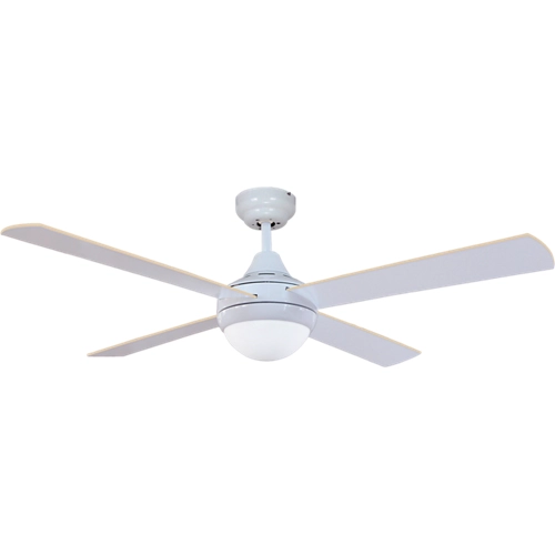 Ventilador de techo con luz cruz sulion 122 cm aguja blanca